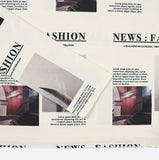 Magazine paper printing turtleneck long sleeve