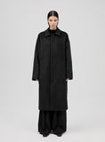 Oversized Wool Balmacaan Long Coat