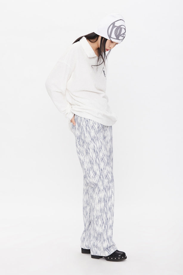 TARGETTO (ターゲット) - BRUSH PAINT WIDE PANTS – einz.jp