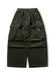 [AG] Corduroy Oblique Cargo Balloon Pants