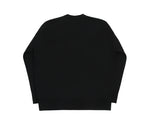 Flower Heart Half Smile Embroidery Knit Cardigan