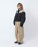 Bio cotton dart balloon wide pants