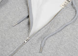 Heart Logo Smile Embroidery Hood Zip Up