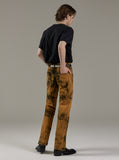 CHEDDAR ORANGE CURVE DENIM PANTS