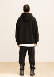 GRATING EMBLEM OVERSIZED HOODIE