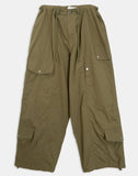 Over size stopper snap cargo pants