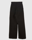 Two pintuck wide cotton pants