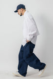 Shin Dart Denim Balloon Pants