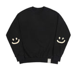 [UNISEX] Elbow Multi Flower Drawing Smile Sweatshirt