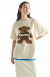 [23.65] REAL BEAR HALF T-SHIRT