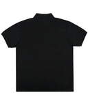 Duck Face Embroidery White Clip Pique Short Sleeve T-shirt