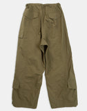 Over size stopper snap cargo pants