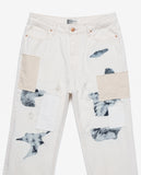 CREAMY WHITE OASIS DENIM PANTS