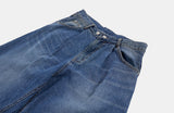 Dirty oil washed denim pants