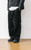 Two-Tuck Corduroy Wide Pants