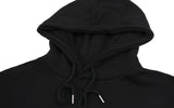 Small Drawing Smile White Clip Hoodie