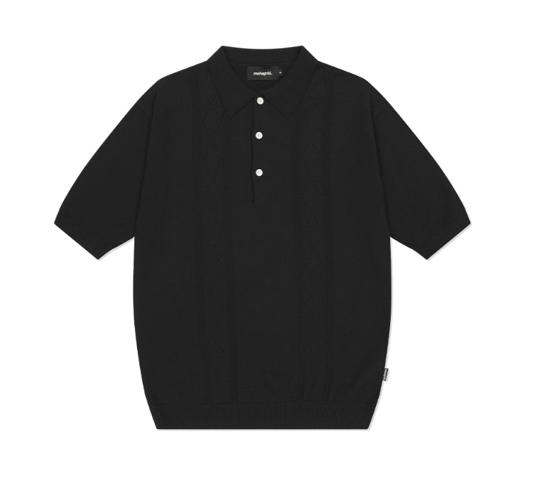 mahagrid(マハグリッド) - DIAMOND HALF KNIT POLO – einz.jp