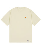 Duck Face Embroidered Smile Short Sleeve Tee