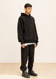 GRATING EMBLEM OVERSIZED HOODIE