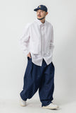 Shin Dart Denim Balloon Pants