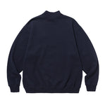 CREST MOCK NECK SWEATSHIRT