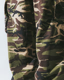 [AG] Rib Camo Belt Balloon Pants