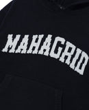 VARSITY LOGO KNIT HOODIE