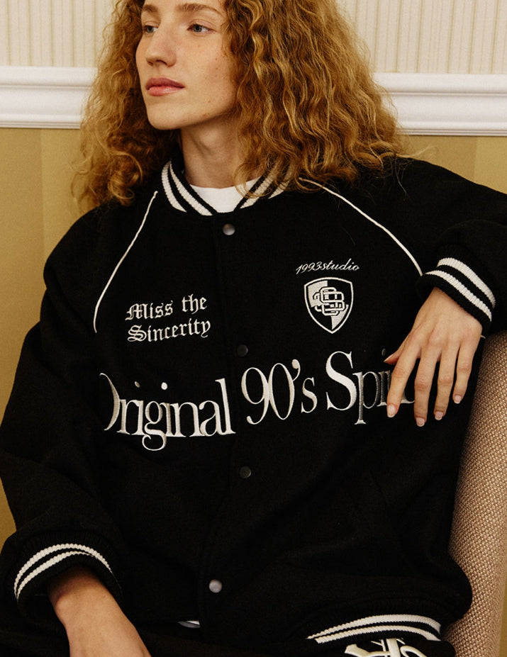 Shop 1993studio 2023-24FW Unisex Street Style Logo Jackets by