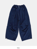 Bio cotton dart balloon wide pants