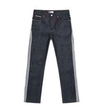 SELVAGE FRAY RED STITCH DENIM PANTS