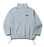 Wave logo fleece zip-up