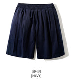 Nose Tencel Cotton Two Tuck Bermuda Short Pants