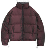 Two-tone Reversible Down Short Padded Coat