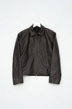 Hill Cropped Leather Jacket