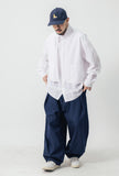 Shin Dart Denim Balloon Pants