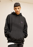 GRATING EMBLEM OVERSIZED HOODIE