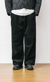 Two-Tuck Corduroy Wide Pants