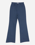 Cathion cotton slim bootscut pants