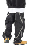 OBLIQUE MS ZIPPER DENIM