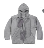 Muffler Fleece Zip-up Jacket