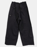 Over size stopper snap cargo pants