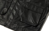 vegan leather folia jacket