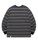 GOTHIC OVAL STRIPED LS TEE