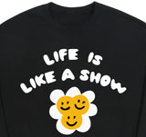 [UNISEX] Twin Flower Smile Sweatshirt