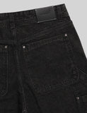 BLACK SPREAD CARPENTER DENIM