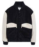 Pocket Patched Varsity Jacket