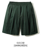 Nose Tencel Cotton Two Tuck Bermuda Short Pants