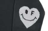 Elbow Heart Smile Knit Cardigan