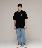 Small Spray Flower Smile Short Sleeve Tee