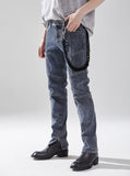 NEW BIKER DENIM TROUSERS